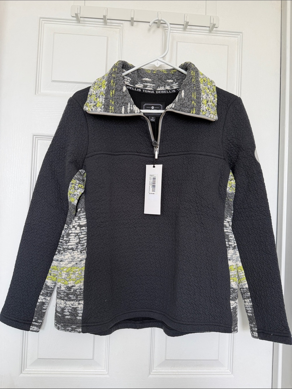 NWT Tonia DeBellis Sienna Tunic Neon Multi M